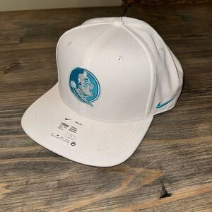 Nike FSU White and Teal Hat NWT SnapBack adjustable